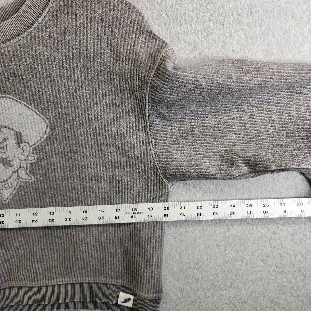 OSU Cowboys Sweatshirt Womens M Gray Ribbed Knit Cropped League Unwind Football - Picture 11 of 15